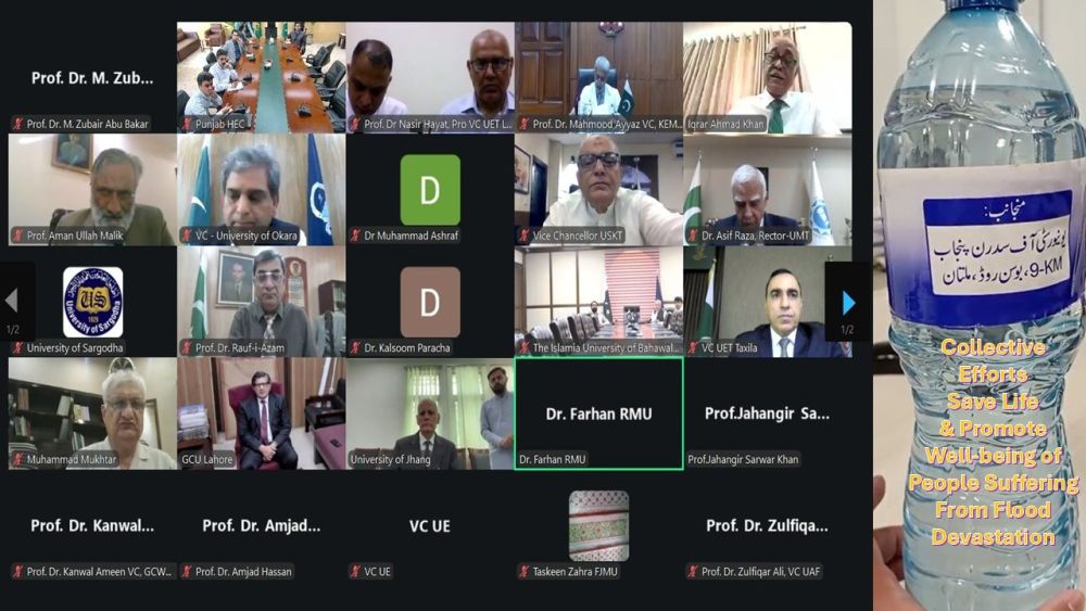 209/25 Punjab Higher Education Commission Mobilizes Universities for Flood Relief and Healthcare Response