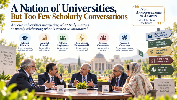 A Nation Of Universities, But Too Few Scholarly Conversations