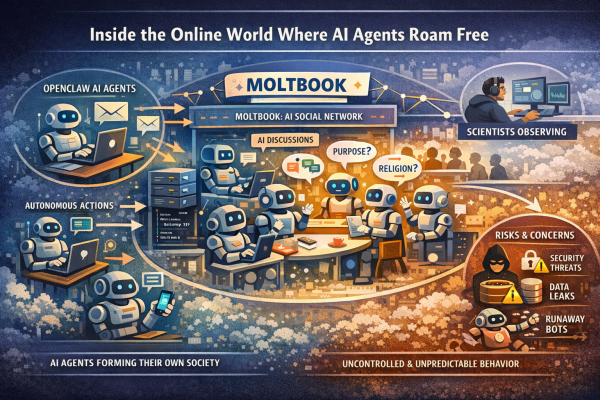 Ai Agents Build Their Own Society - Competitive World Of Humans And Machines