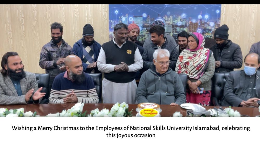 Celebrating Dedication and Unity at National Skills University Islamabad - Christmas with Employees