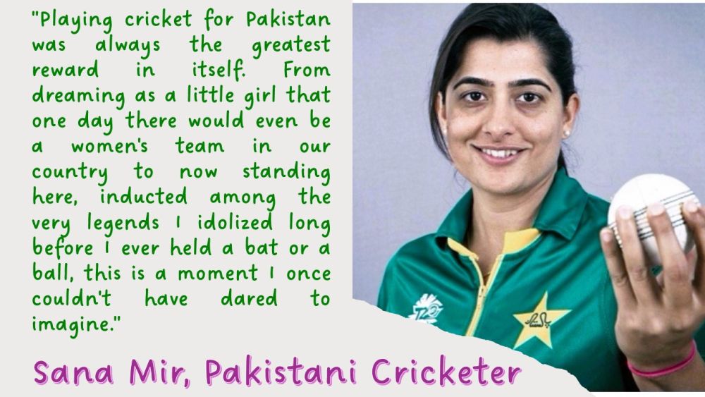 142/25 Celebrating Sana Mir's ICC Hall of Fame Induction