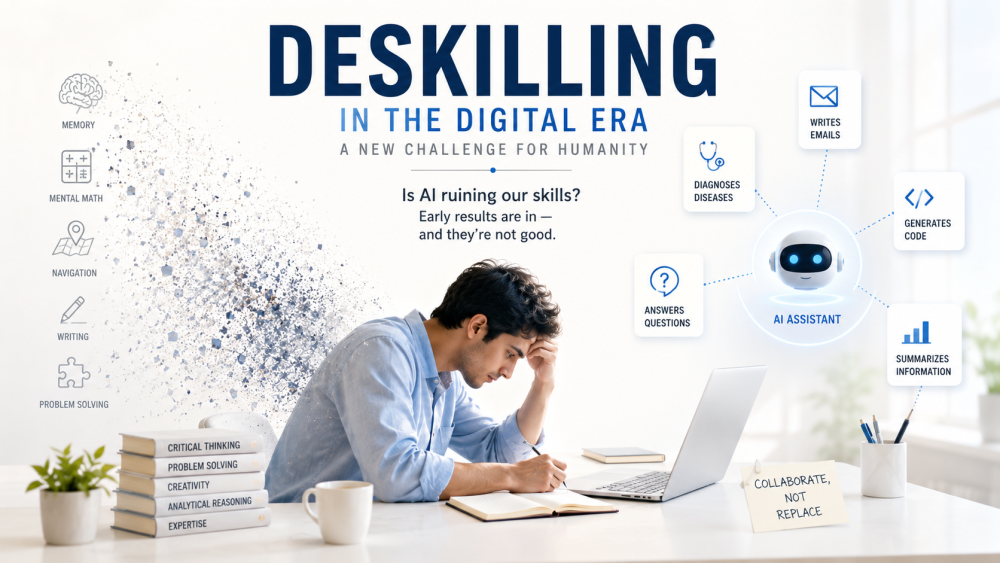 Deskilling in the Digital Era: A New Challenge for Humanity