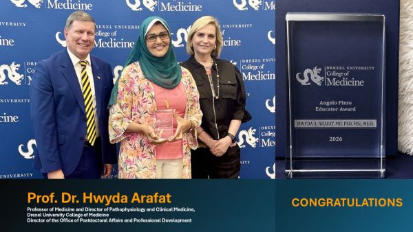 Drexel Professor Receives Prestigious Angelo Pinto Educator Award 2026 For Transforming Medical Education