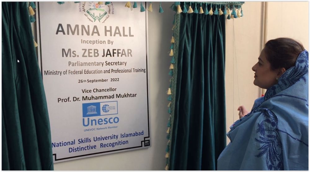 Federal Education Ministry Parliamentary Secretary Praises NSU