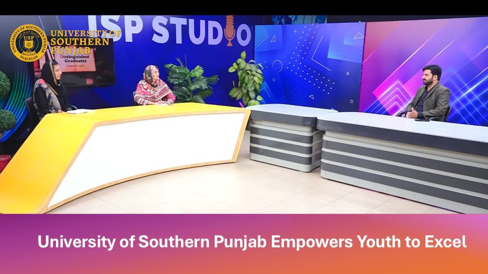 How did the University of Southern Punjab Help Mujahid earn a Fulbright Scholarship to study abroad?