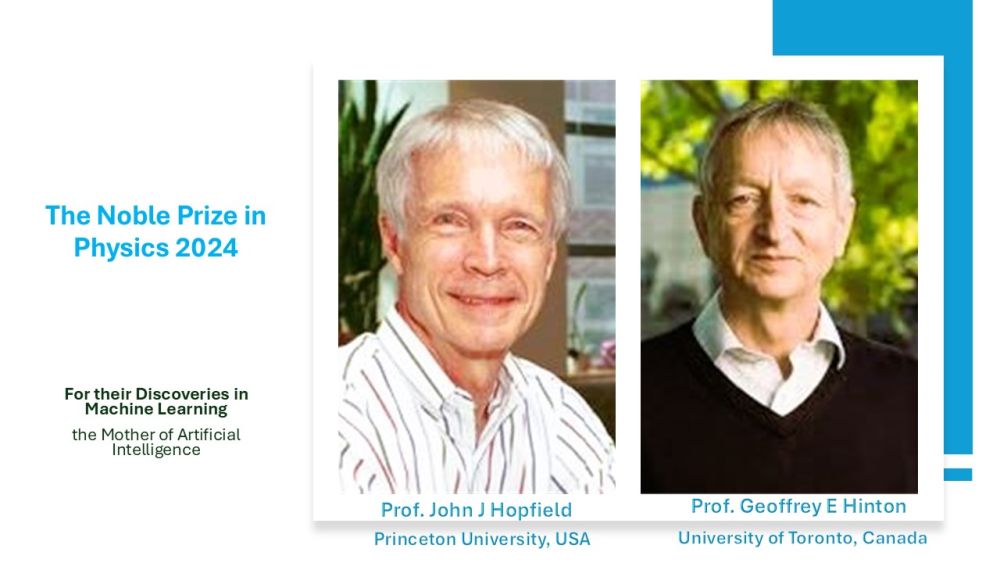 HunarNama Celebrating the 2024 Nobel Laureates in Physics - Intelligent Machines with Cognitive Competence