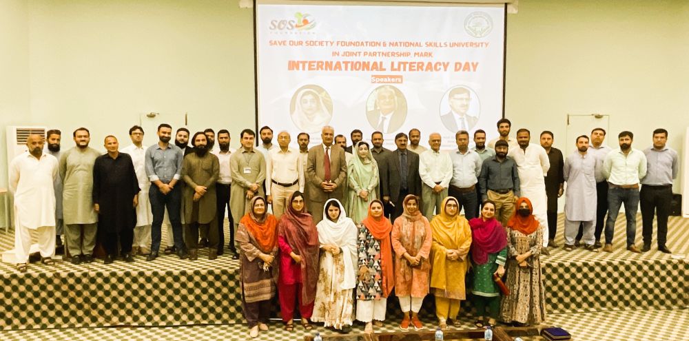 National Skills University Islamabad and Save Our Society (SOS) Foundation Jointly Celebrate International Literacy Day