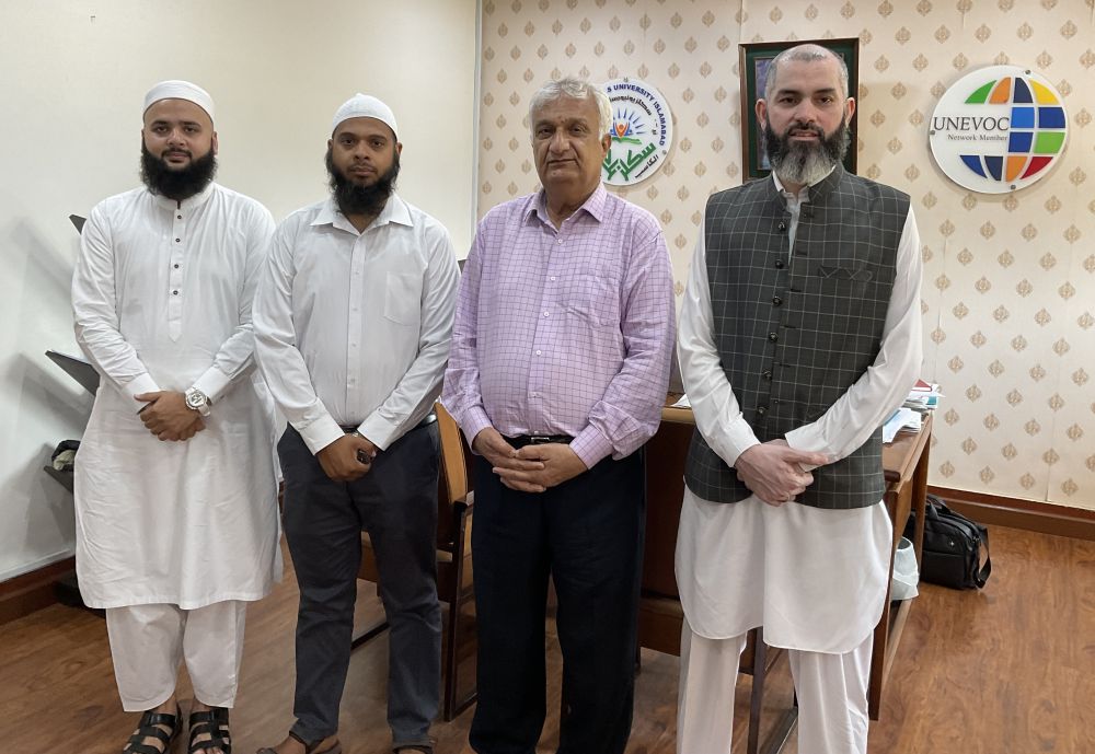 National Skills University Islamabad Celebrates the Return of Three Faculty Members Who Completed Hajj