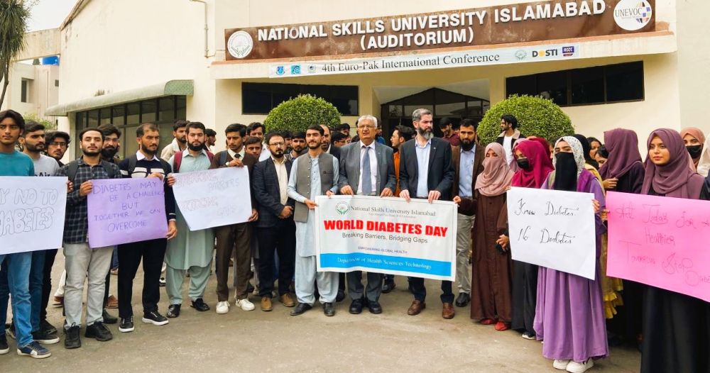 National Skills University, Islamabad, Marks World Diabetes Day with Awareness Walk