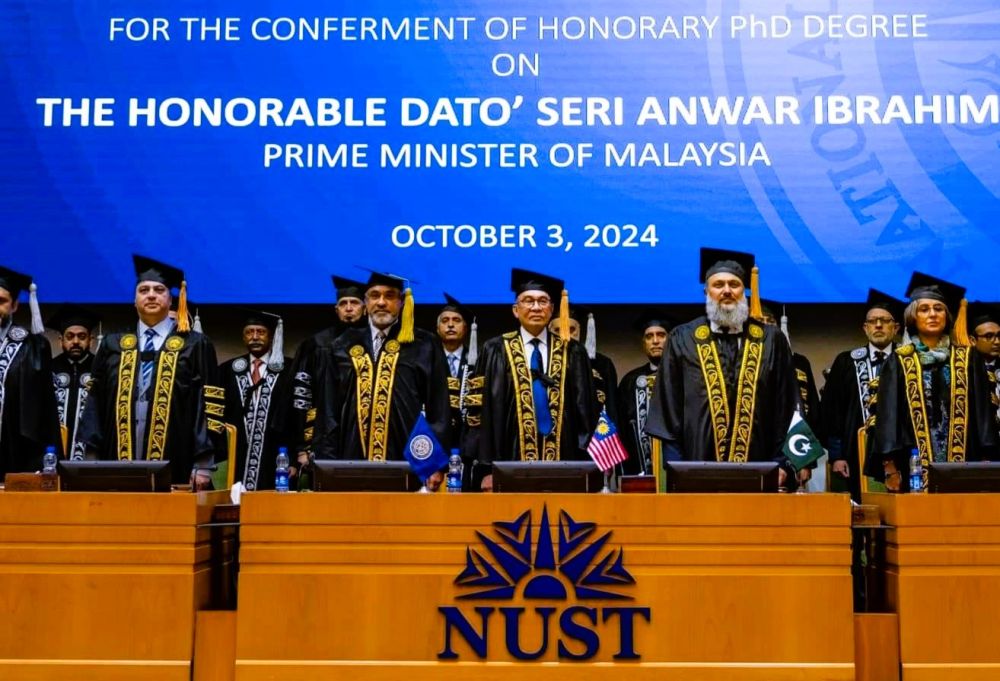 NUST Confers Honorary Doctorate on Prime Minister Dato' Seri Anwar Ibrahim