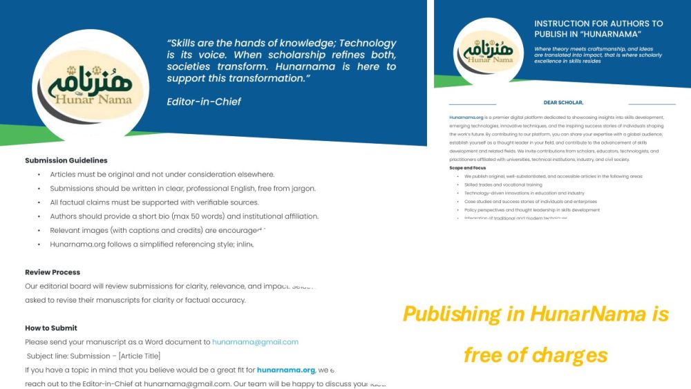 PUBLISH YOUR ARTICLE IN HUNARNAMA FREE OF CHARGES