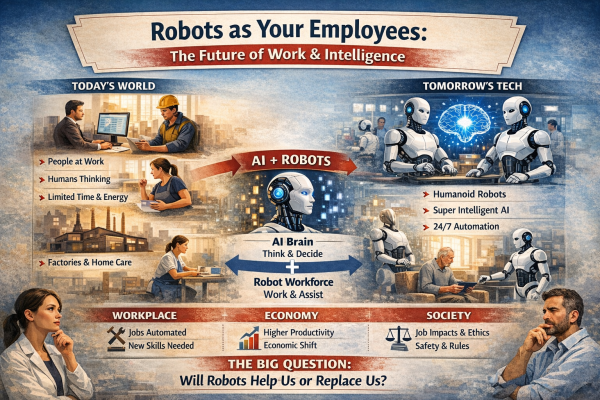 Robots As Your Employees: What Happens When Machines Do The Jobs?