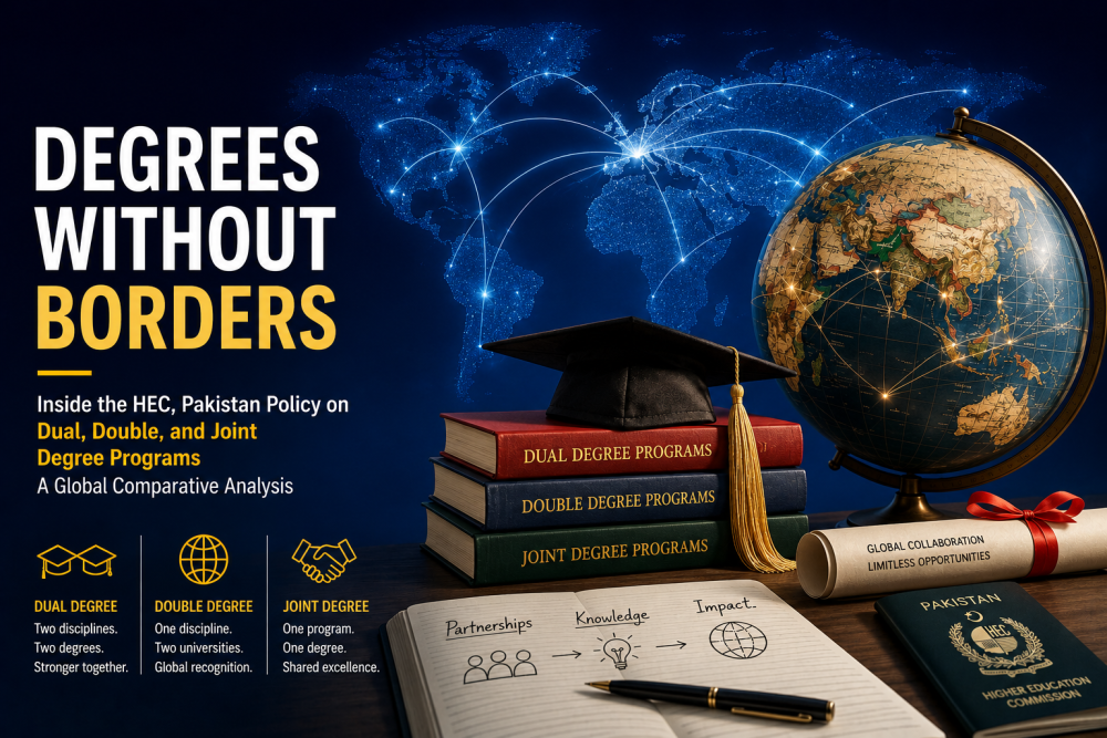 The Higher Education Commission, Pakistan Policy on Dual, Double, and Joint Degree Programs: A Global Comparative Analysis