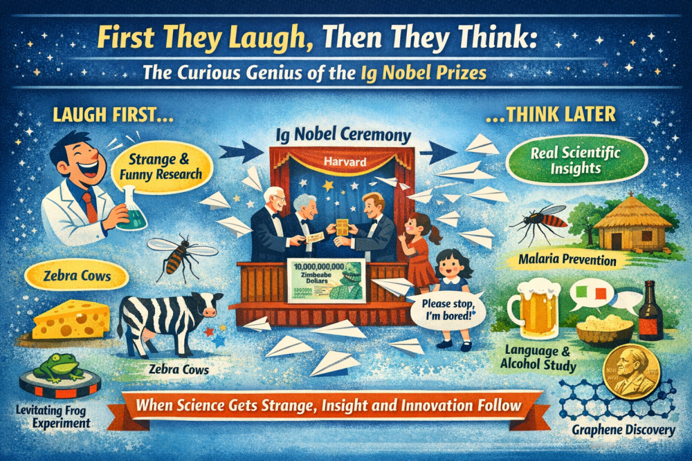 The Ig Nobel Prize Story: Funny Science with Serious Impact