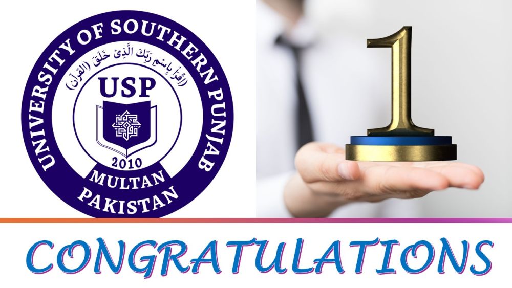 132/25 The University of Southern Punjab Achieves Global Recognition in THE Impact Rankings 2025 -      #1 Among South Punjab’s Private Sector Universities