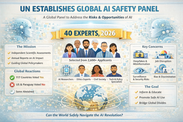 Un Establishes First Global Ai Safety Panel To Guide Artificial Intelligence Governance Worldwide